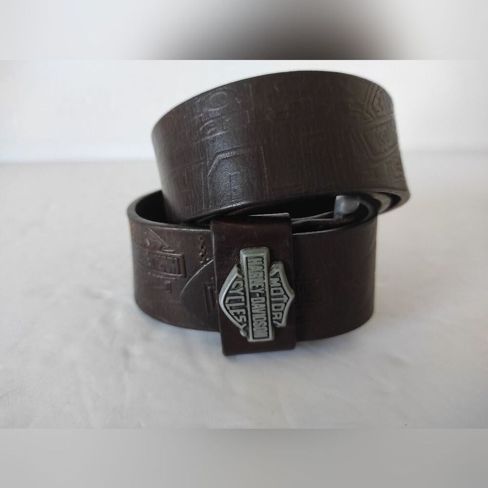 Harley-Davidson Men's Scorching Belt Brown Leather 2014